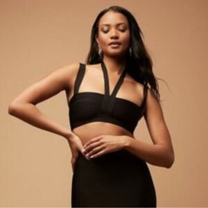 Herve Leger X Forever 21 Collab Bando Black Top